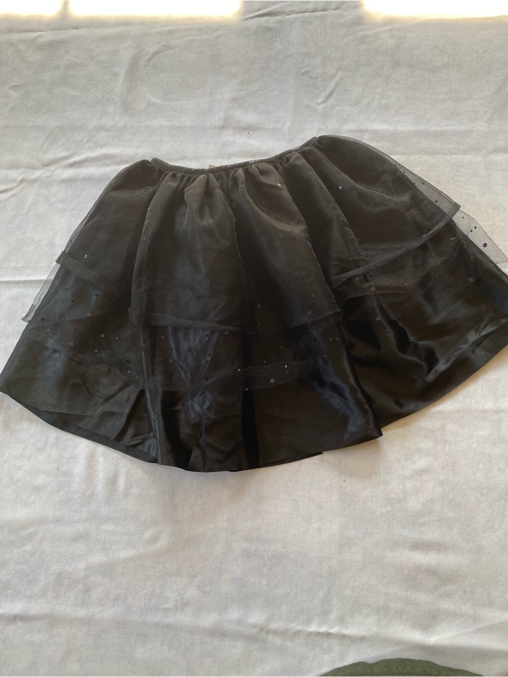 New Halloween Count Black Sparkling Tulle Capelet Kids One Size Fits Most